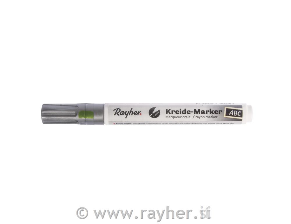 Markeri kreda 2-6 mm srebra