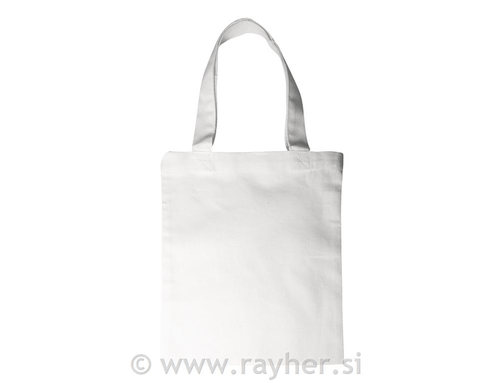 Pamučna vrećica, bijela, 25x21 cm