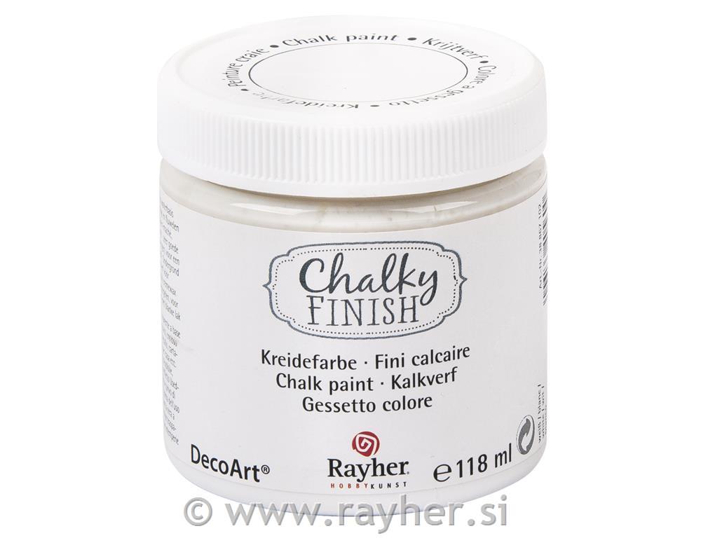 Boja Chalky Finish, bijela, 118ml