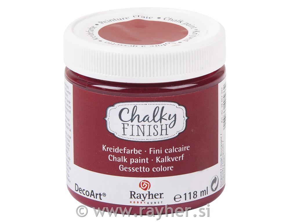 Boja Chalky Finish, bordo, 118ml