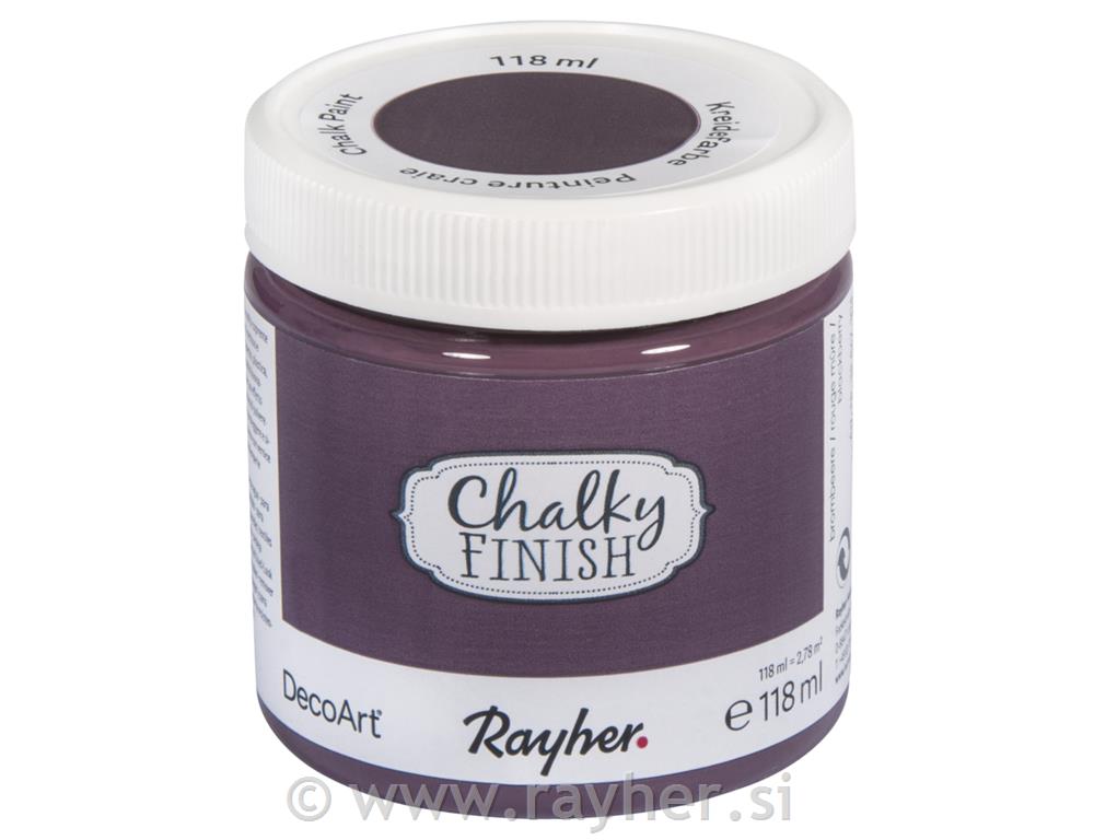 Kredna barva Chalky Finish, robida ,118 ml