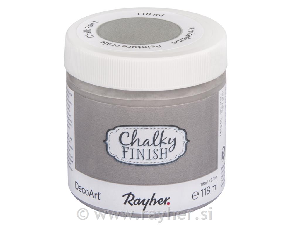 Boja Chalky Finish, sv.siva, 118 ml