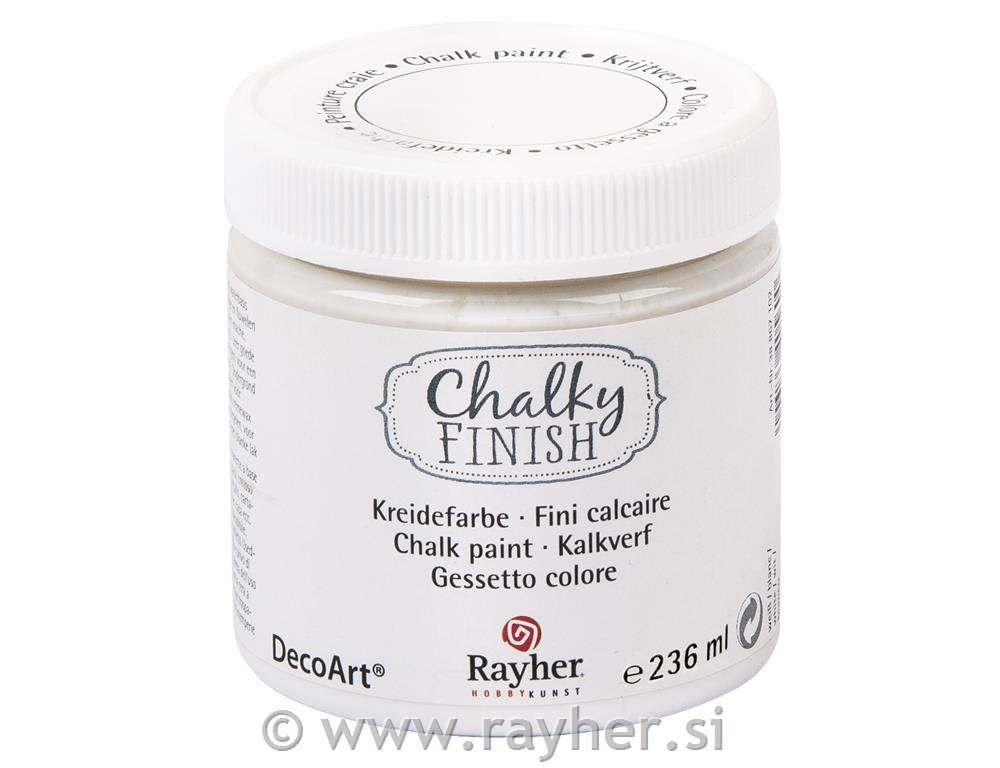 Boja Chalky Finish, bijela, 236ml