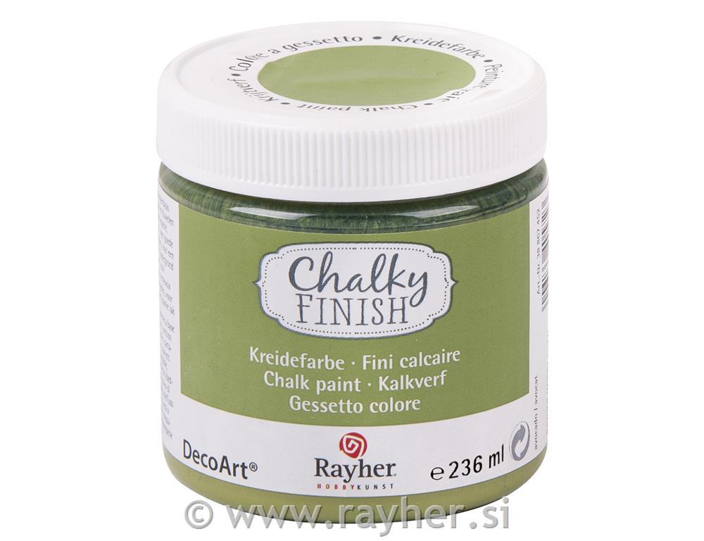 Kredna barva Chalky Finish, avokado ,236 ml