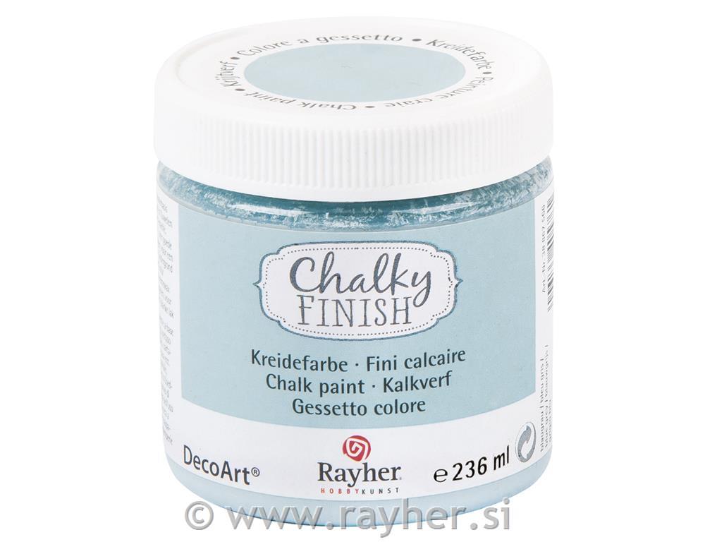 Kredna barva Chalky Finish, modro siva ,236 ml