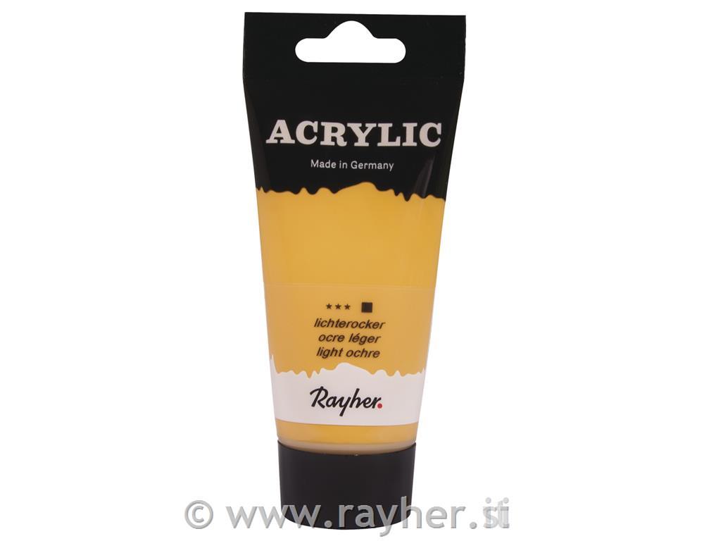 Acrylic, lighter ochre, Artists colours,