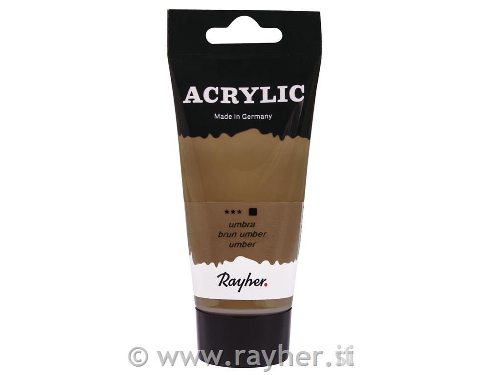 Akrilna boja Artists, umber, 75ml