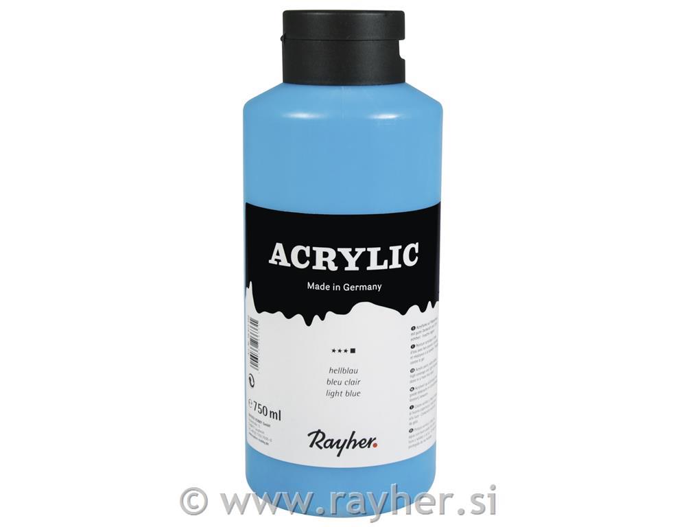 Akrilna boja Artists, sv.modra, 750ml