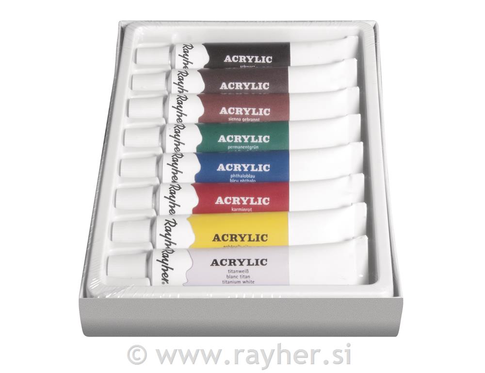 Akrilne boje Artist's Acrylic, 8x12ml