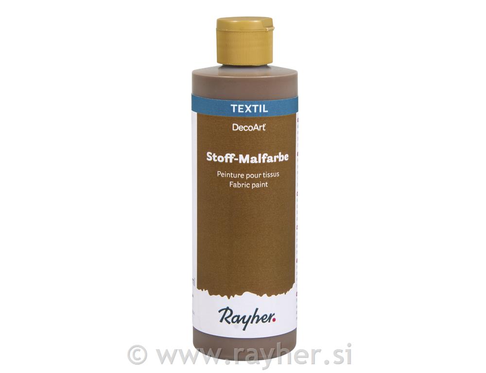 Boja za tekstil, smeđa, 236ml