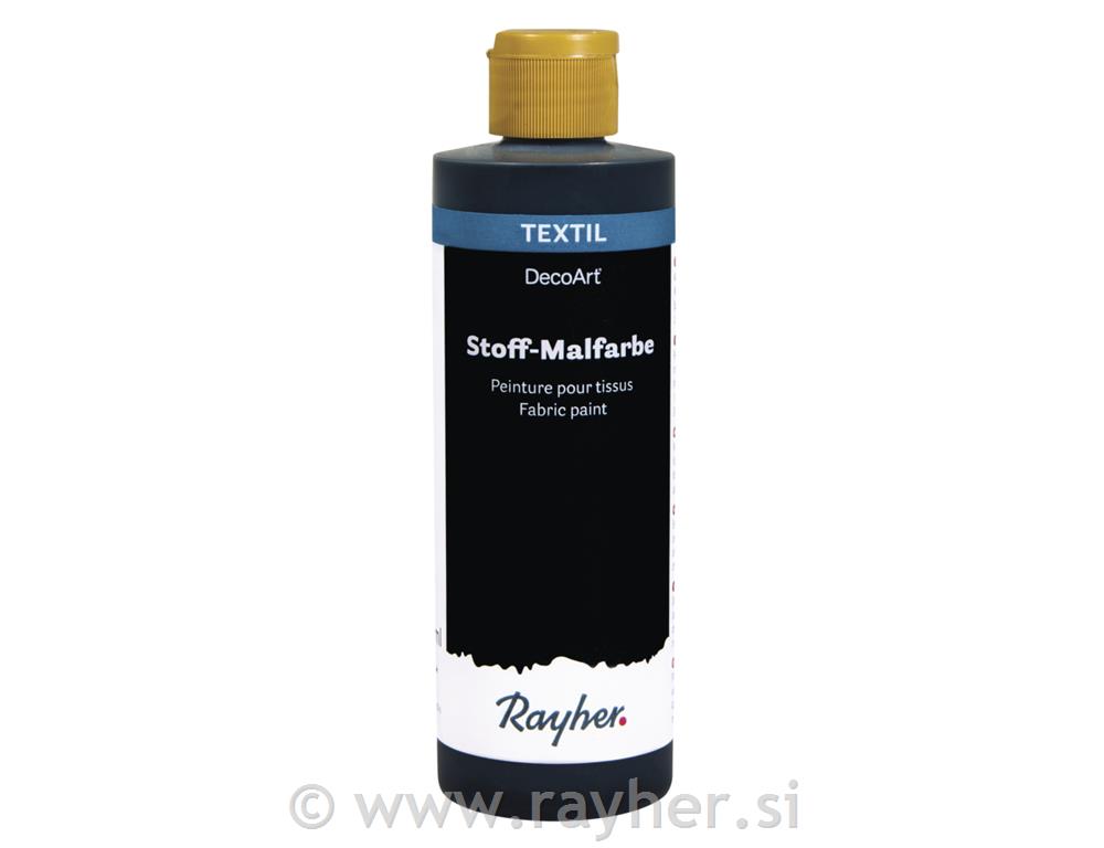 Boja za tekstil, crna, 236ml