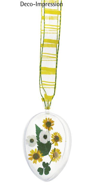 Plastično jaje, prozirno, 14 cm dvodjelno