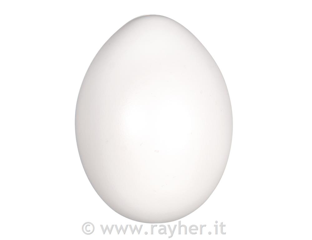 Plastično jaje, 6 cm, bijelo