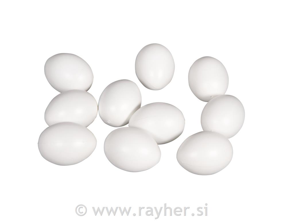 Plastična jaja, 6 cm, 10 kom.