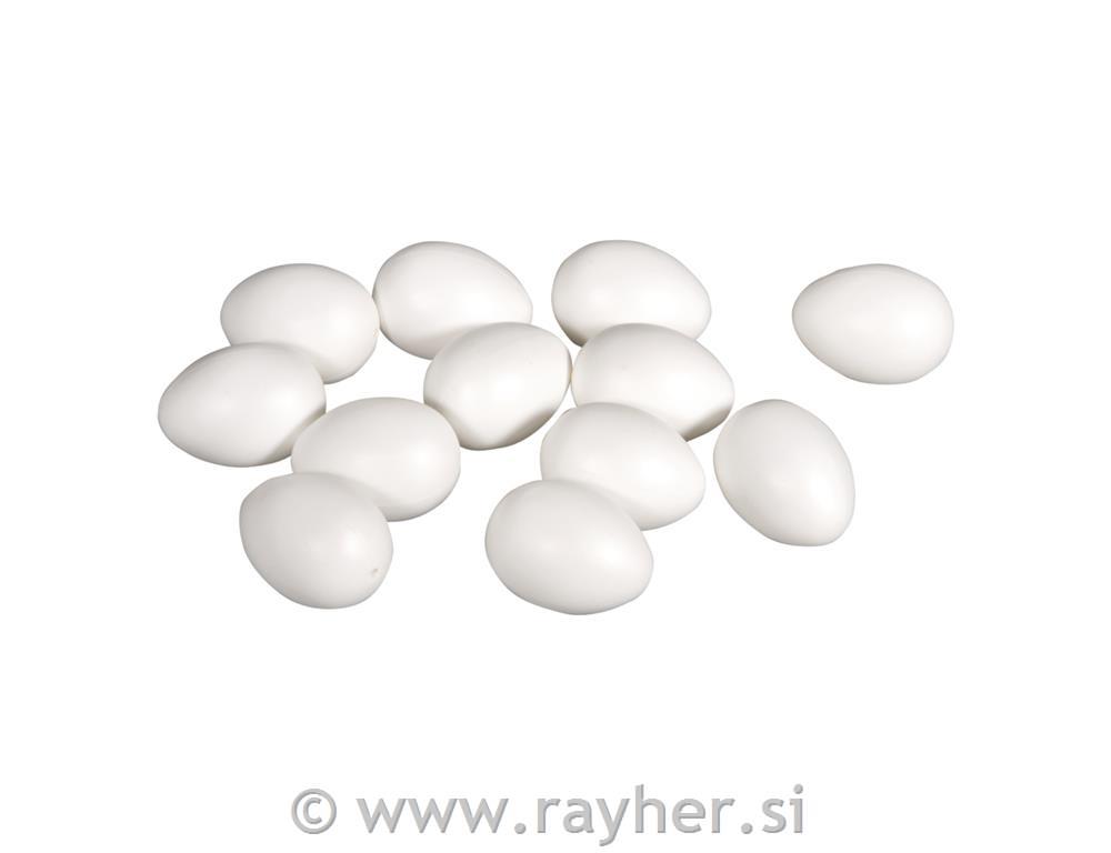 Plastic-eggs, 4,5 cm, tap-bag. 12 pc