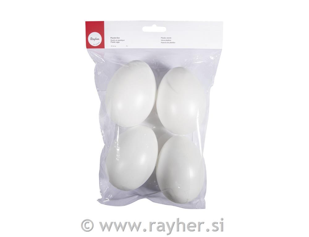 Plastična jajca, 10 cm, 4 kom.