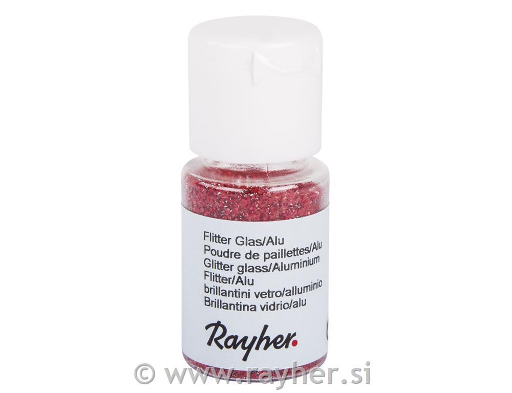 Šljokice Alu, crvene, 10 ml