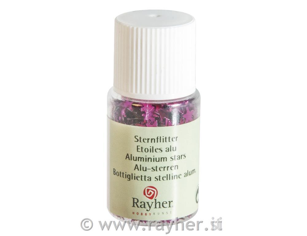 Zvezdice bleščice, rdečo vijolične, 10 ml