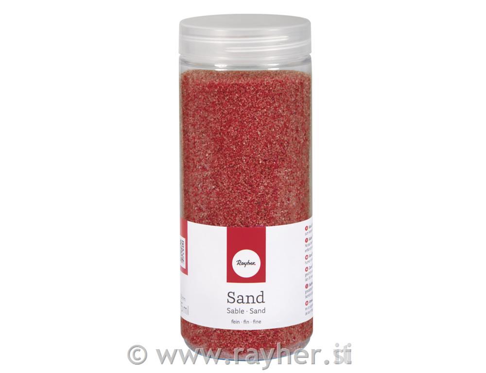 Pijesak, fin, vatreno crven, 0,1-0,3 mm,800g