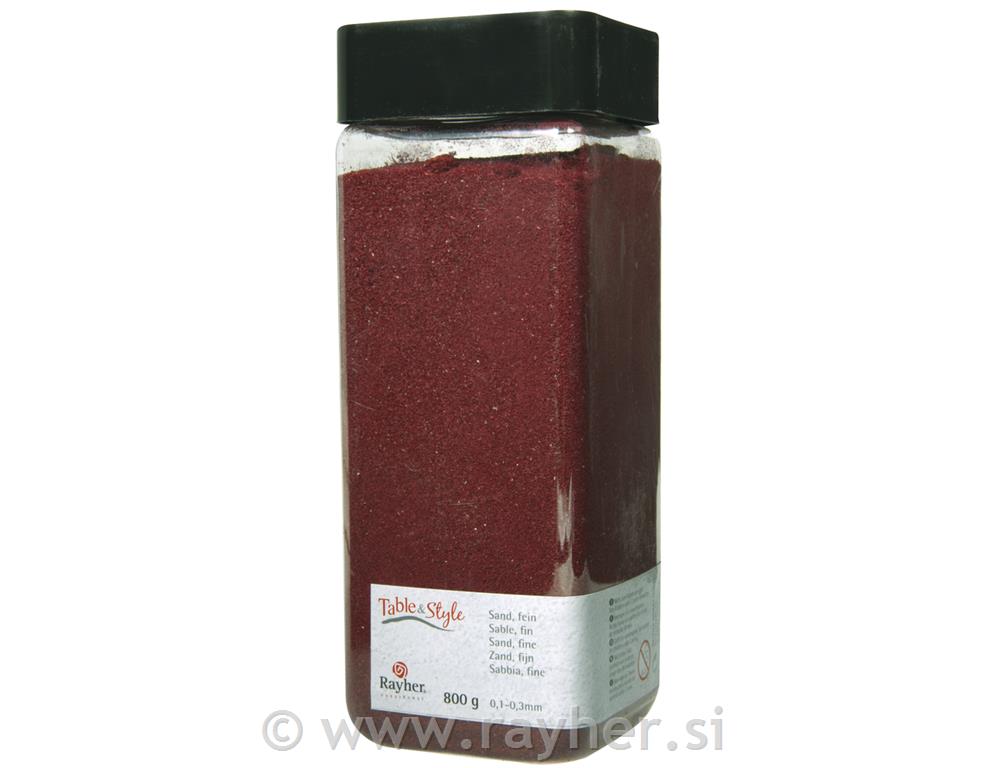 Pesek, fin, kraljevo rdeč, 0,1-0,3 mm, 800g