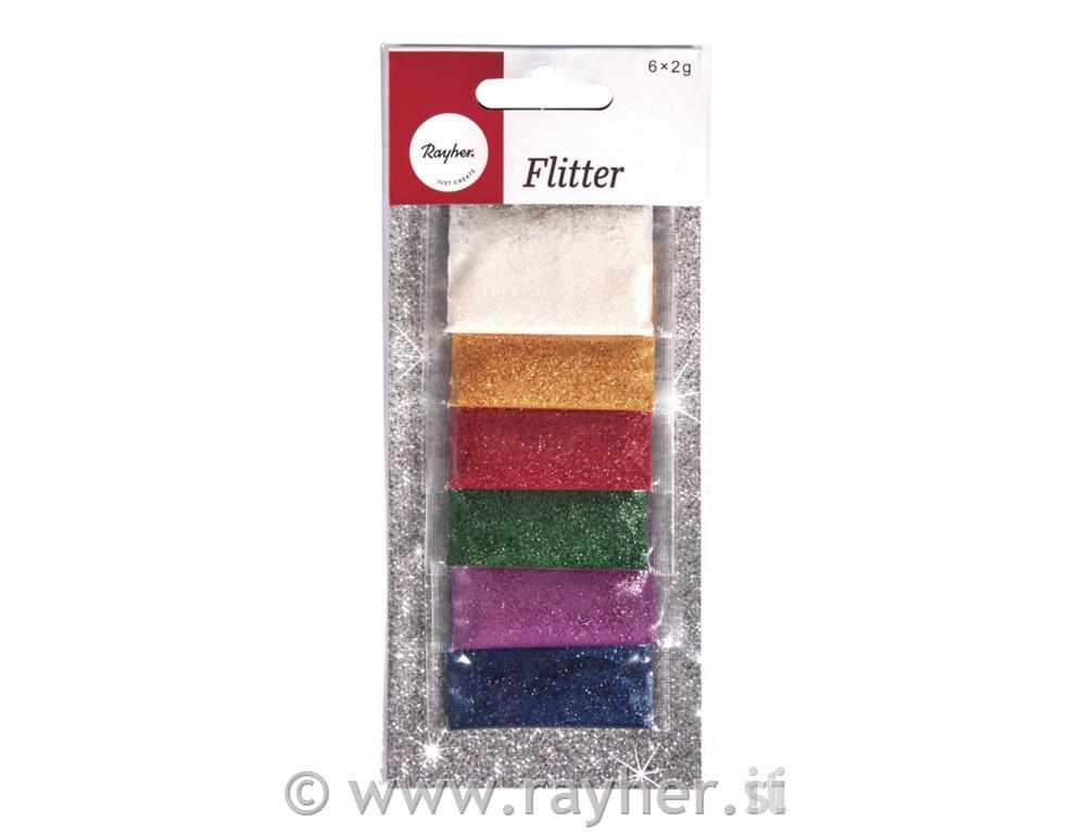 Blještice set 6x2g, mješoviti biser