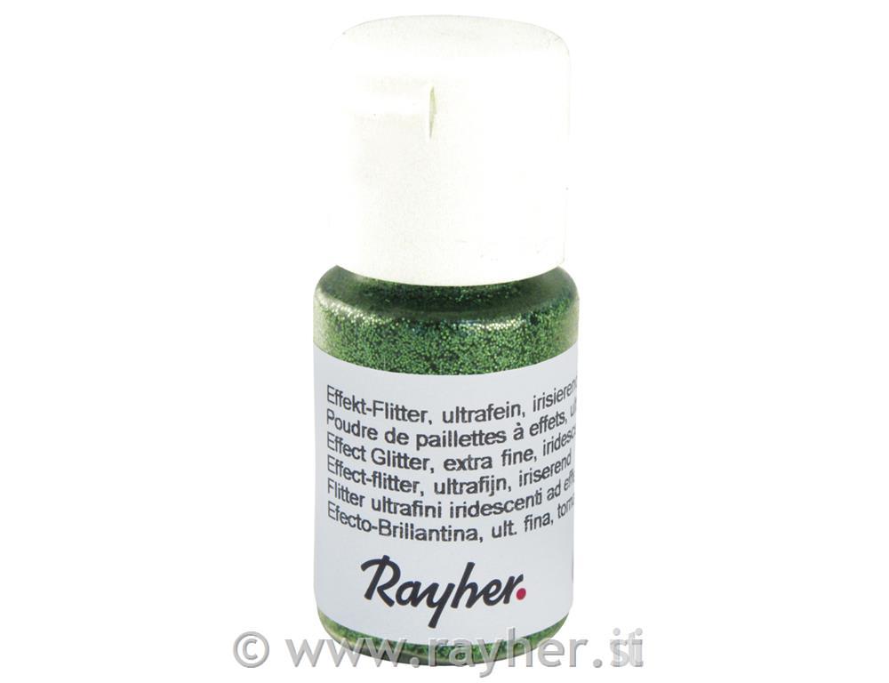 Blještice Effect, fini, sjajni, zeleni,PET, 10 ml