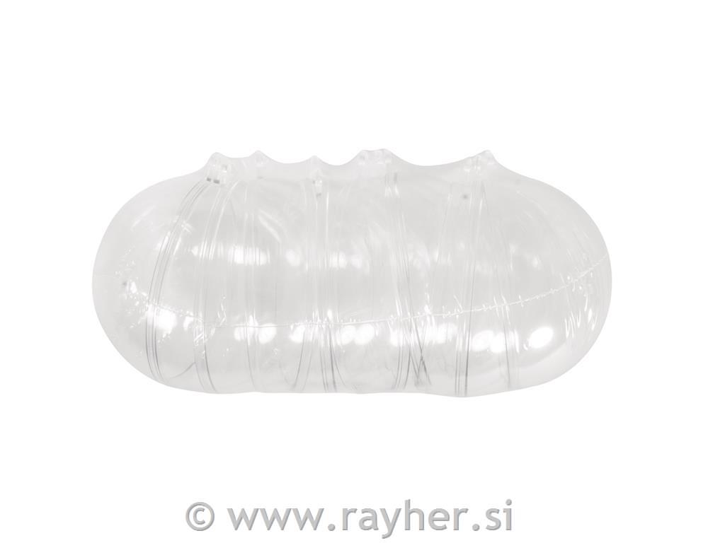 Plastične kugle, prozirne, 7 cm, 6 kom