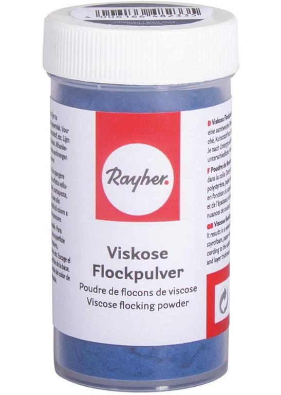 Viscose flocking powderultramarinewith flocking applicator, box 8g