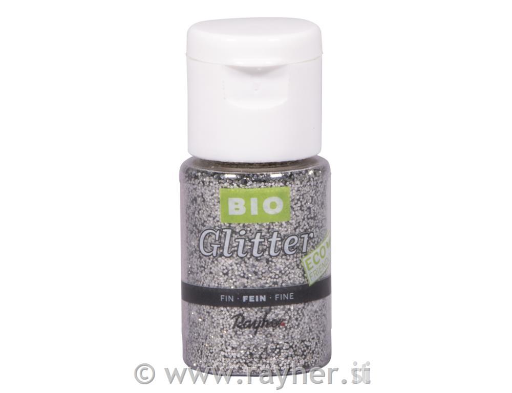 Glitter biorazgradiv, fine, briljantno srebro
