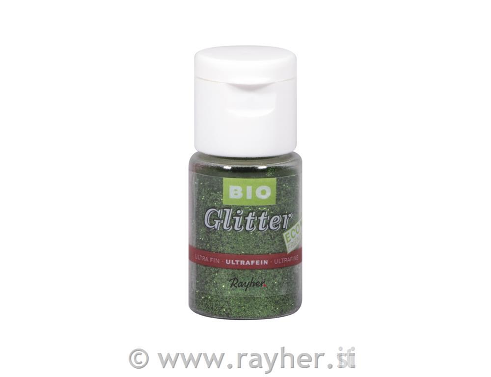 Glitter biorazgradiv, ultra-fine, lišće zeleno