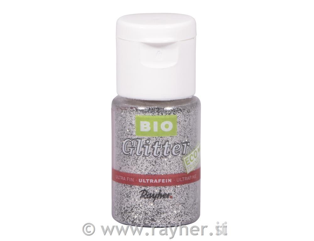 Glitter biorazgradiv, ultra-fine, briljantno srebro