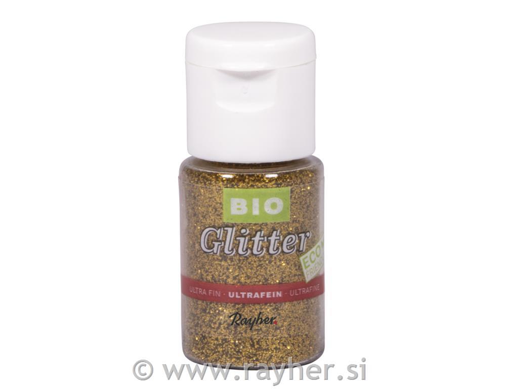 Glitter biorazgradiv, ultra-fine, briljantno zlato