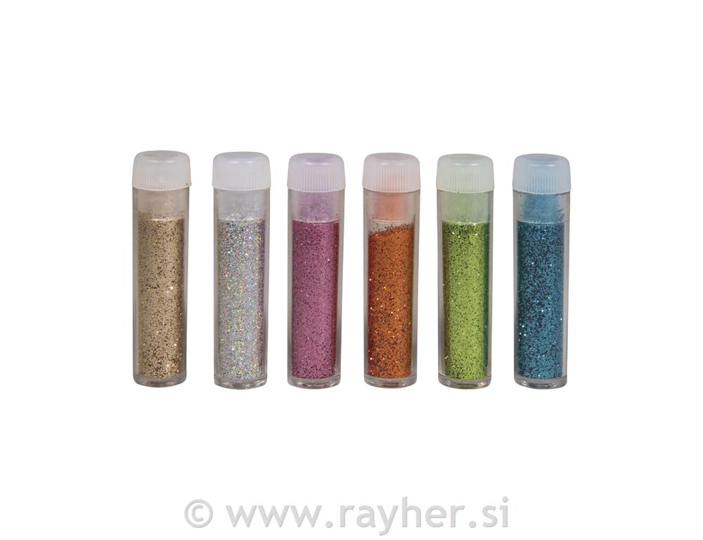 Set bio-svjetlucavih šljokica, duga,Set 6