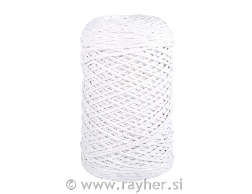 Vrpca jarn 2 mm, bijela, 250 m