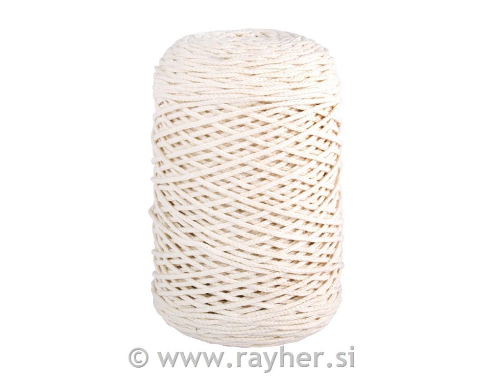 Vrpca jarn 2 mm, krem, 250 m