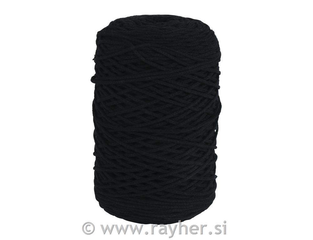 Vrpca jarn 2 mm, crna, 250 m