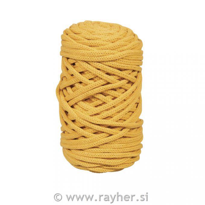 Vrvica jarn 4mm, rumena 65 m