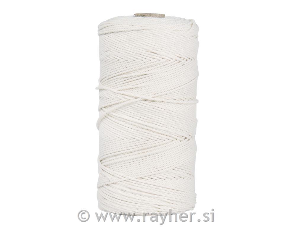 Vrpca jarn, bijela, 2mm, 260m