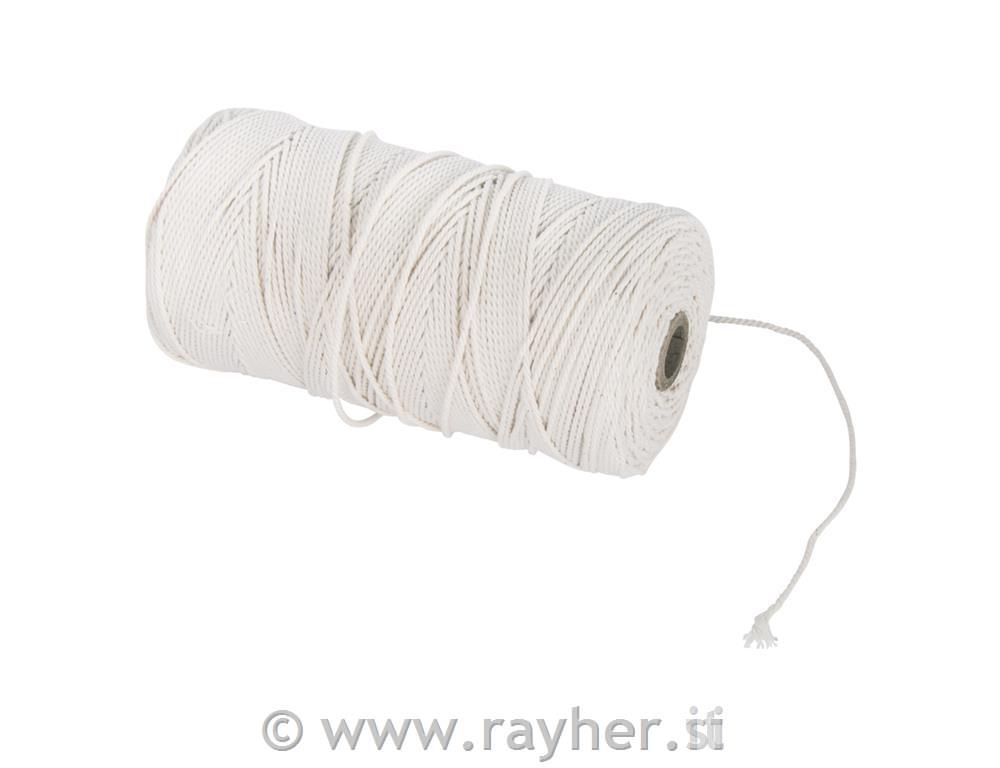 Vrpca jarn, bijela, 2mm, 260m