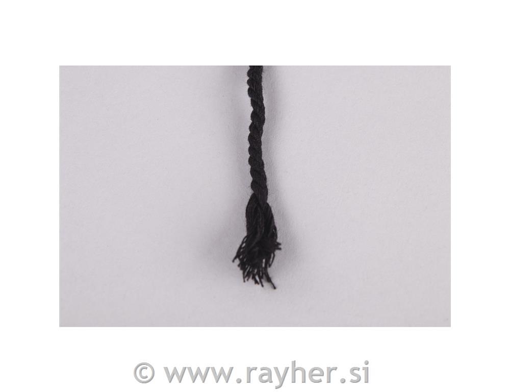 Vrpca jarn, 3.7mm, crna, 70m