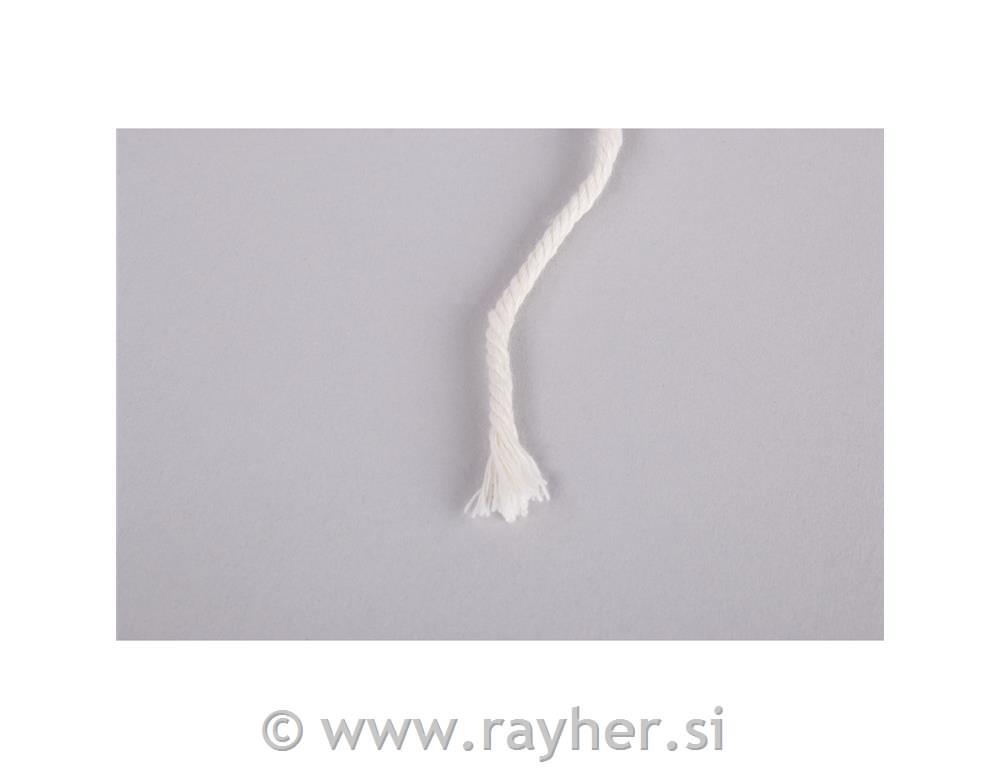 Vrpca jarn, 3,7mm, bijela, 70m