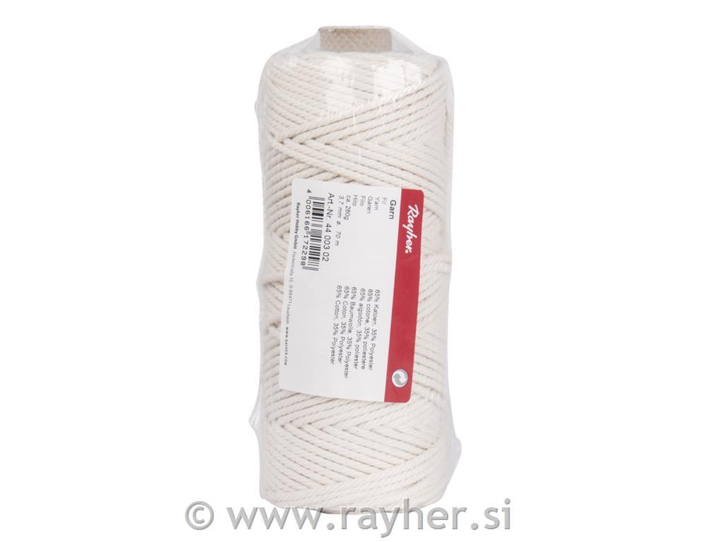 Vrpca jarn, 3,7mm, bijela, 70m