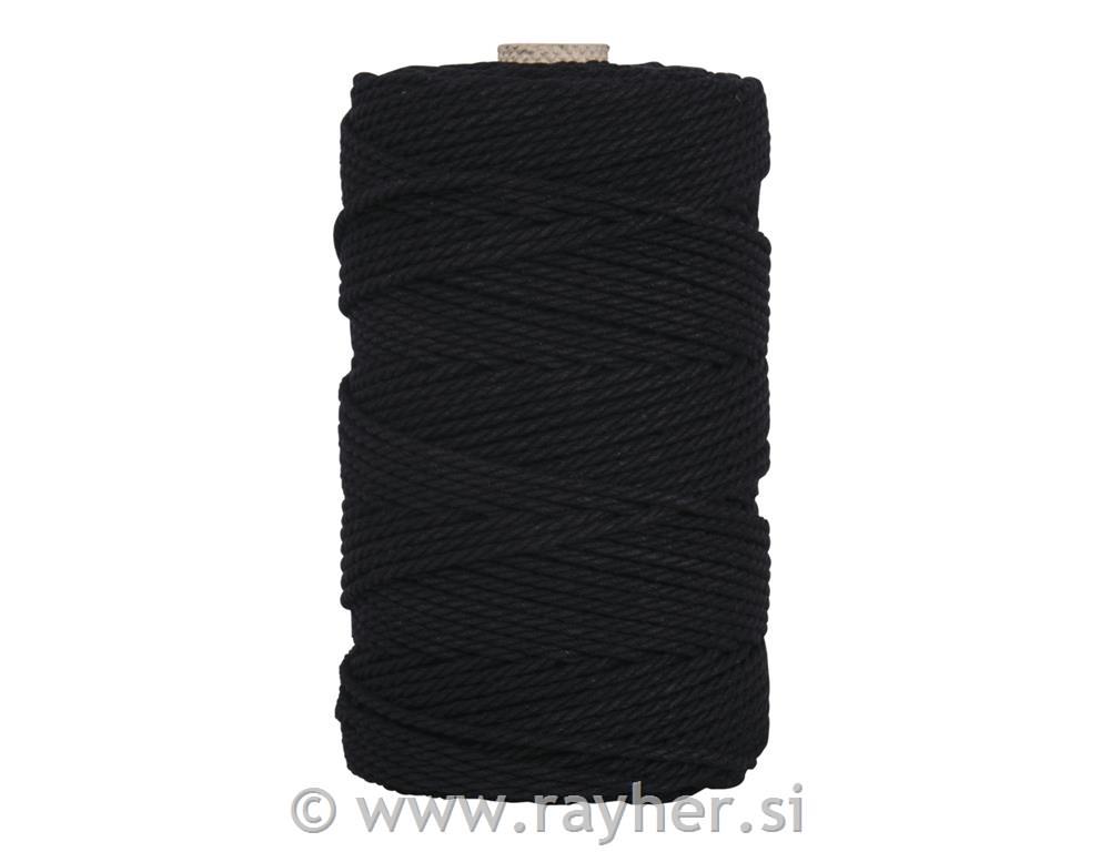 Vrpca jarn, 3.7mm, crna, 141m