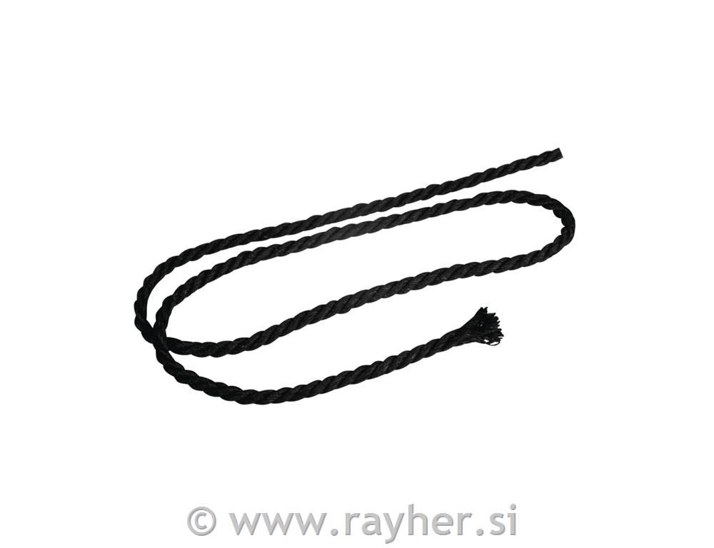 Vrpca jarn, 3.7mm, crna, 141m
