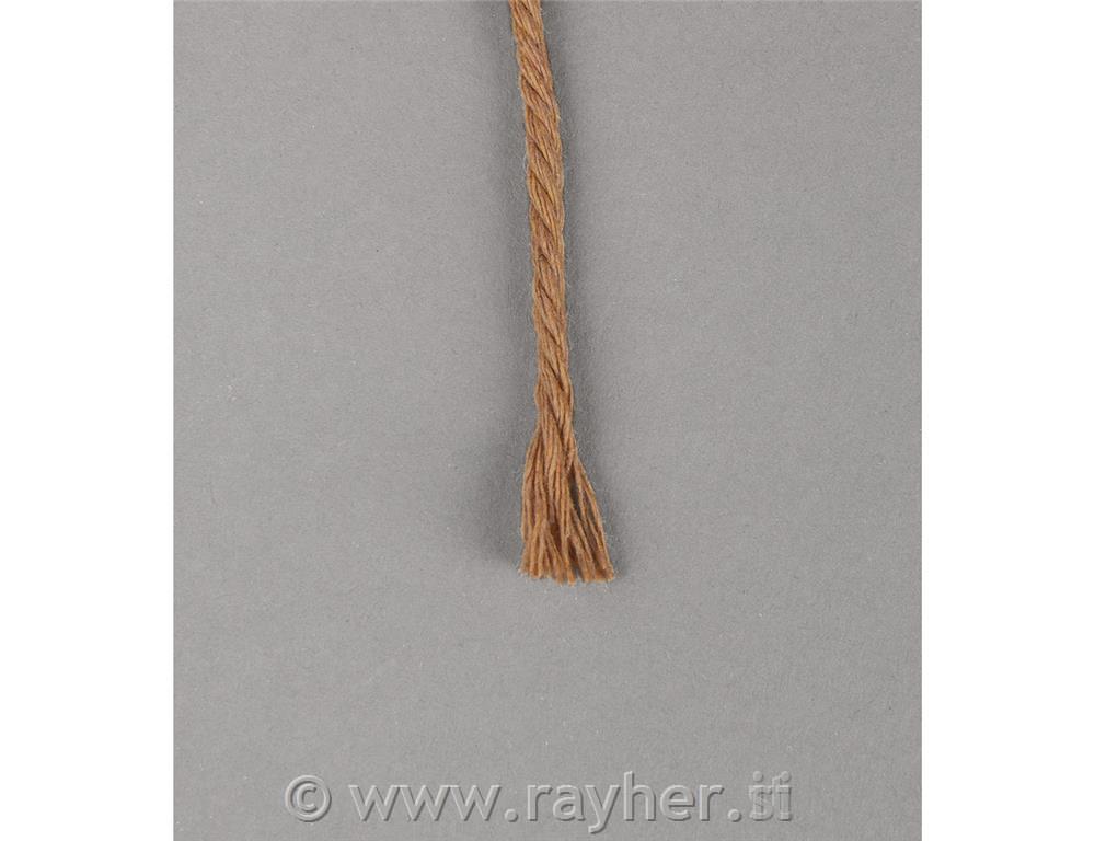 Vrpca makrame, lješnjak, 3mm,70m