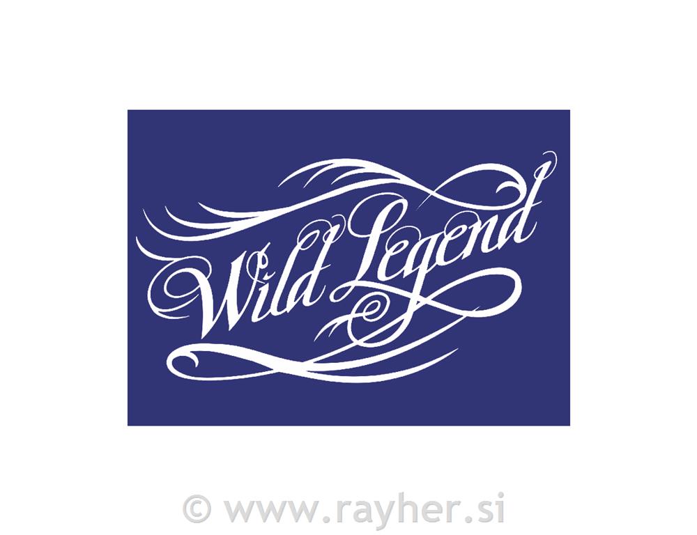 Šablona, Wild legend, DIN A4, 1 šablona + nož za glajenje