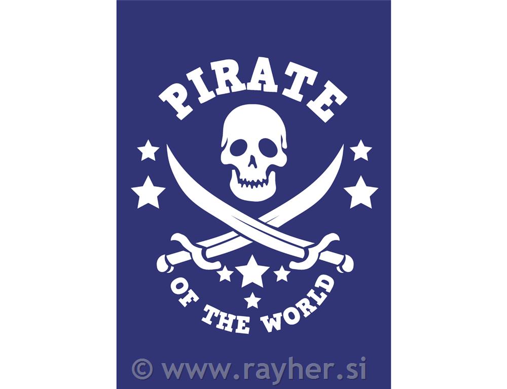 Stencil: Pirate, DIN A5,1stencil+coating