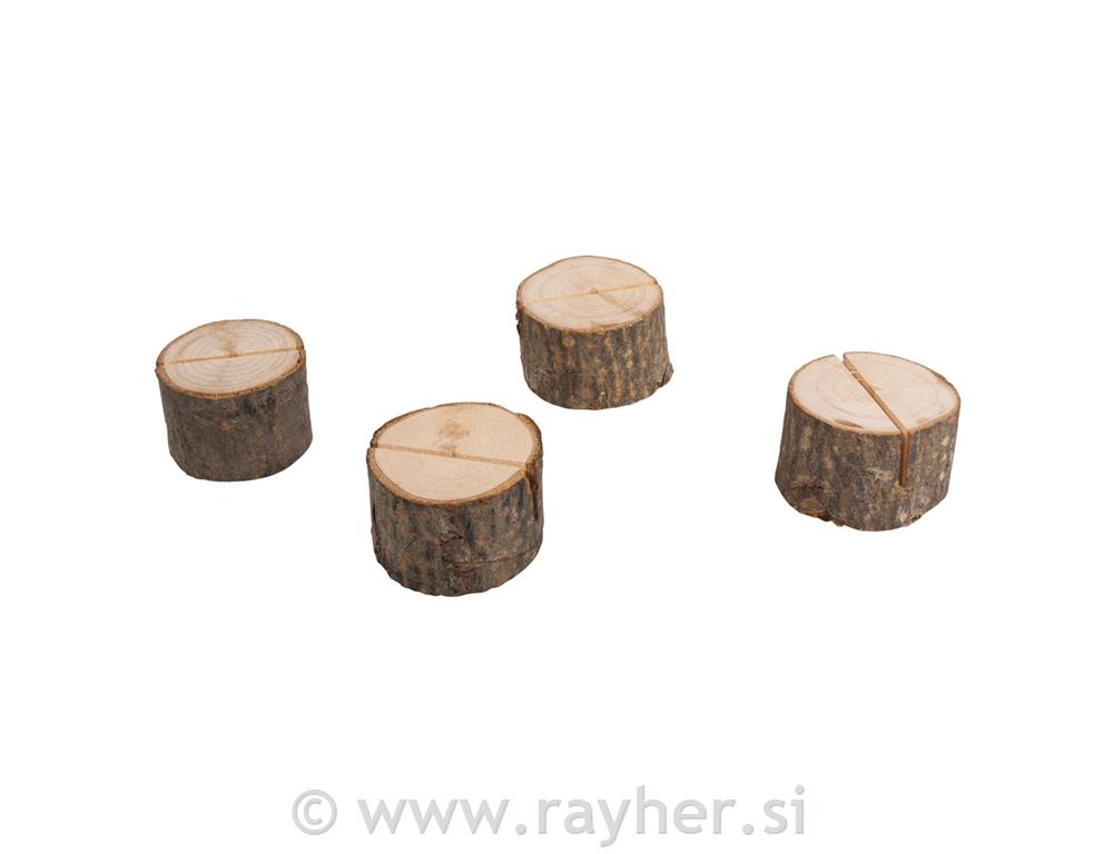 Drveno postolje za slike, 3-4,5cm, 4 kom