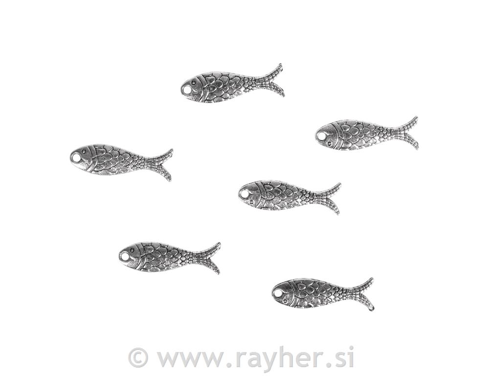 Ukrasi, morske ribe, 2.3x0.7cm, 14 kom