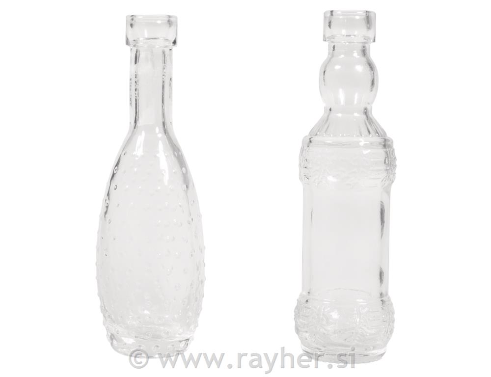Mini vaze, 3,5 cm o, 11,5 cm, set 2